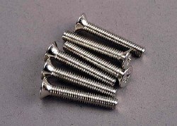 Screws, 4x25mm Countersunk Machine (6)