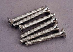 Screws, 4x30mm Countersunk Machine (6)