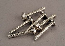 Screws, 3x18mm Washerhead Self-Tapping (6)