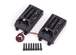 Dual Cooling Fan Kit, Low Profile (With Shroud) (Fits TRA3491 Motor)