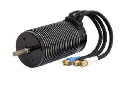 "Motor, 2000Kv 77mm, brushless (with 6.5mm gold-plated connectors & high-efficiency heatsink)"