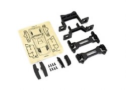 Body conversion kit, Stampede (includes front & rear body mounts, latches, hardware) (for clipless m