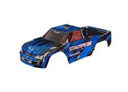 Traxxas Body, Stampede?? (also fits Stampede?? VXL), blue (painted, decals applied) (assembled with
