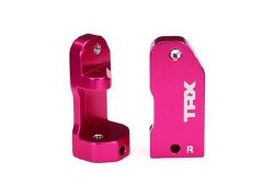 L/R Aluminum Caster Blocks 30° (Pink)(TRA3640 may be required)