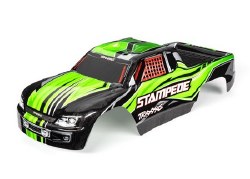 Traxxas Body, Stampede (Also Fits Stampede VXL), Green (Painted, Decals Applied)