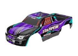 Traxxas Body, Stampede (Also Fits Stampede VXL), Purple (Painted, Decals Applied)
