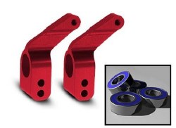 Aluminum Stub Axle Carriers (Red) (4)