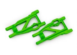 Suspension arms, green, front/rear (left & right), heavy duty (2)