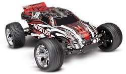 Rustler Brushed 1/10 RTR Stadium Truck RedX, XL-5 ESC, 12t motor, 7 cell NiMH battery, 4A DC charger