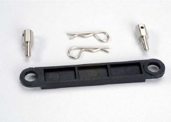 Battery Hold Down Plate (Black)(2 Body Clips)