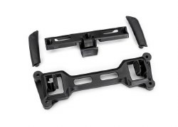 Latch, body mount, front (1), rear (1)/ latch mounts, front (left & right) (for clipless body mounti