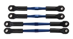 Aluminum Turnbuckle Camber Link Set (Blue) (4)