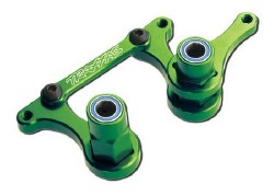 T6 Aluminum Steering Bellcrank, Drag Link & 5x8mm Ball Bearings (Green)