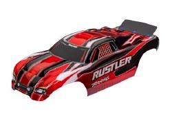 Traxxas Body, Rustler (Also Fits Rustler VXL), Red (Painted, Decals Applied)