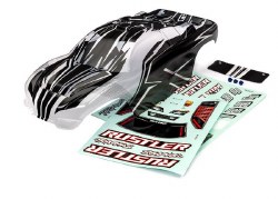 Traxxas Body, Rustler (also fits Rustler VXL), ProGraphix (graphics are printed, requires paint & fi