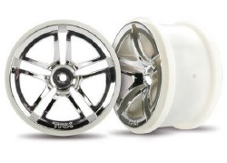 Wheels, Twin-Spoke 2.8" (Chrome) (Electric Rear) (2)