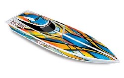 Blast 24" High Performance RTR Race Boat, 6 Cell ID NiMh, DC Charger - Orange