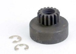 Clutch Bell, (16-Tooth)/5x8x0.5mm Fiber Washer (2)/ 5mm E-Clip (Requires #2728 - Ball Bearings, 5x8x