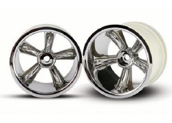 12mm Hex Pro-Star Rear Wheels (2) (Chrome)