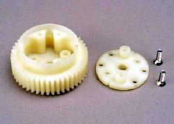 Differential Gear (45-Tooth)/ Side Cover Plate & Screws