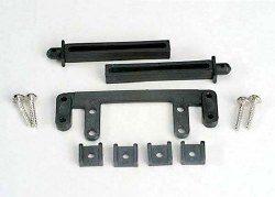 Traxxas Rear Body Mount Base/ Rear Body Mounting Posts (2)/Rear Body Mounting Clamps (4)/ Screws