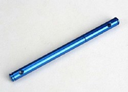 Pulley Shaft, Front (Blue-Anodized, Light-Weight Aluminum)