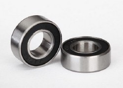 Ball bearing, Black rubber sealed (7x14x5mm) (2)