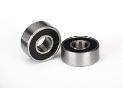 Ball bearing, Black rubber sealed (4x10x4mm) (2)