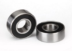 Ball Bearing, Black Rubber Sealed (5x11x4mm) (2)