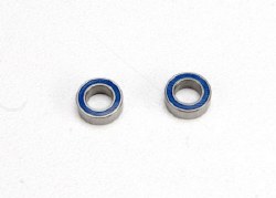 4x7x2.5mm Blue Rubber Sealed Ball Bearing (2)