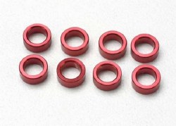 Aluminum Pushrod Spacer (Red)(8)