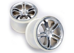 Wheels, SS (Split Spoke) 3.8" (Satin) (2) (Fits Revo/Maxx Series)