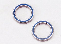 Blue Rubber Sealed 20x27x4mm Ball Bearing (2)