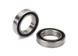 Ball bearing, black rubber sealed (20x32x7mm) (2)