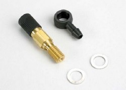 Traxxas Needle Assembly, High-Speed (With Fuel Fitting)/ 2.5x1.15mm O-Ring (2)/ 5.3x7.8x.6mm Crush W