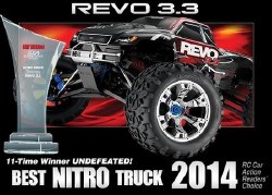 Traxxas Revo 3.3 4WD RTR Nitro Monster Truck - Blue