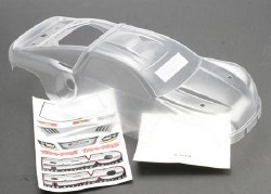 Traxxas Body, Revo (Platinum Edition) (Clear, Requires Painting)/Decal Sheet