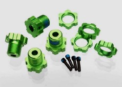 17mm Splined Wheel Hub Set (Green) (4)