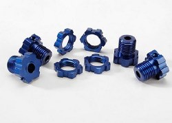 17mm Splined Wheel Hub Set (Blue) (4)