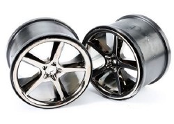 Wheels, Gemini 3.8" (Black Chrome) (2)