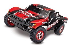 Slash 2WD 1/10 RTR Electric Short Course Truck Red, 7-cell NiHM Battery. 4A DC charger. Brushed ESC