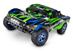 Slash 2WD 1/10 RTR Electric Short Course Truck Green, LED Lights, 7-cell NiHM Battery. 4A DC charger