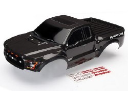 Traxxas Body, 2017 Ford Raptor (Black), with Decals Applied