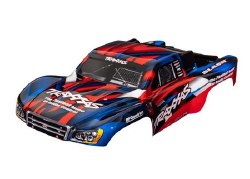 Traxxas Body, Slash 2WD (Also Fits Slash VXL & Slash 4X4), Red & Blue (Painted, Decals Applied)