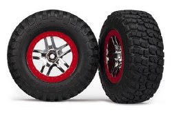 Traxxas Tires & Wheels, Assembled, Glued (S1 Ultra-Soft, Off-Road Racing Compound) (Sct Split-Spoke