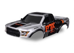 Traxxas Body, 2017 Ford Raptor??, Fox (heavy duty)/ decals (includes latches and latch mounts for cl