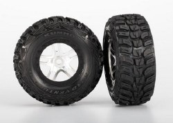 Traxxas Tires & Wheels, Assembled, Glued (S1 Ultra-Soft Off-Road Racing Compound) (Sct Split-Spoke S