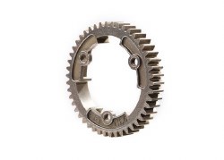 Spur gear, 46-tooth, steel (wide-face, 1.0 metric pitch)