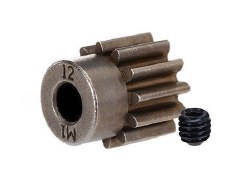 Mod 1 Pinion Gear 5mm Shaft (12) (compatible with steel spur gears)