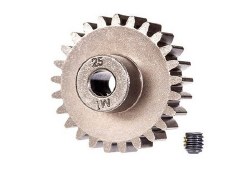 Gear, 25-T Pinion (1.0 Metric Pitch) (Fits 5mm Shaft)/ Set Screw (For Use Only With Steel Spur Gears